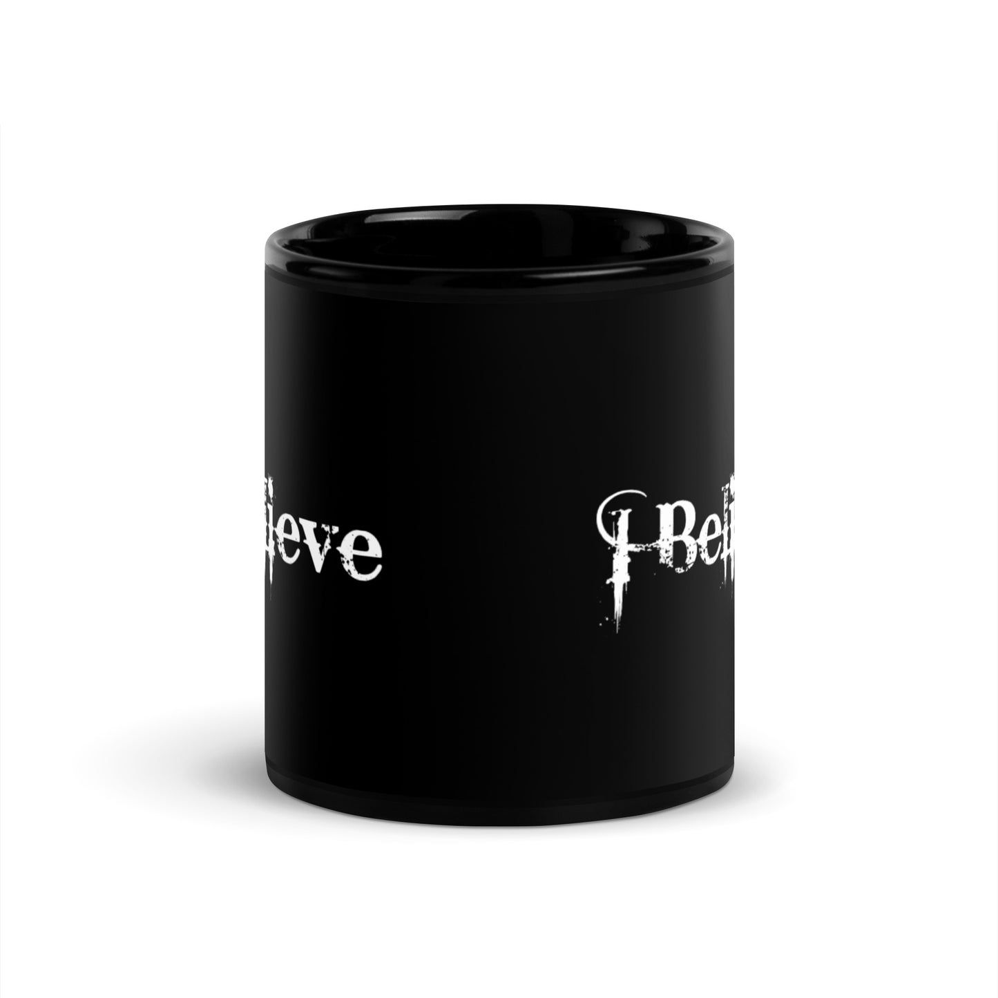 I Believe - Black Glossy Mug