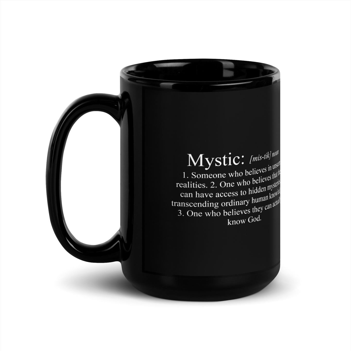 Mystic - Black Glossy Mug