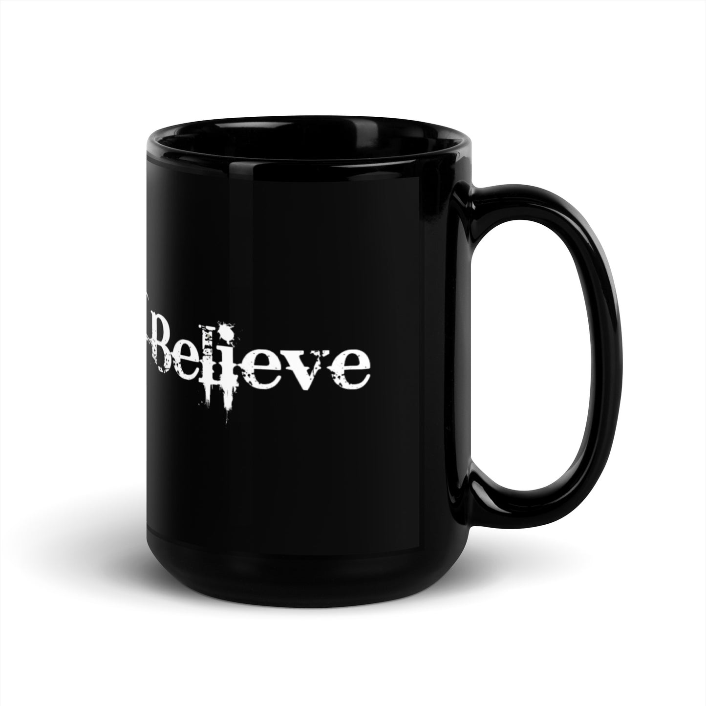 I Believe - Black Glossy Mug