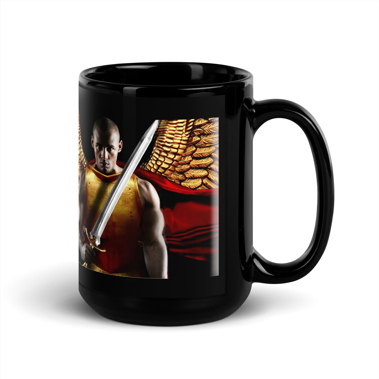 Angel - Black Glossy Mug