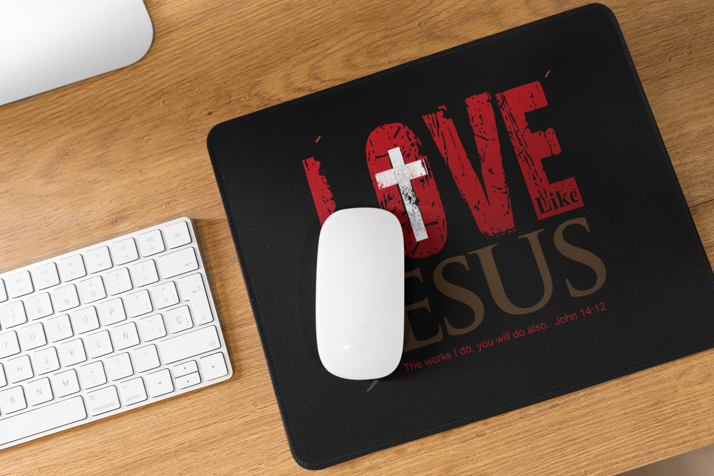 Love like Jesus - Mouse pad