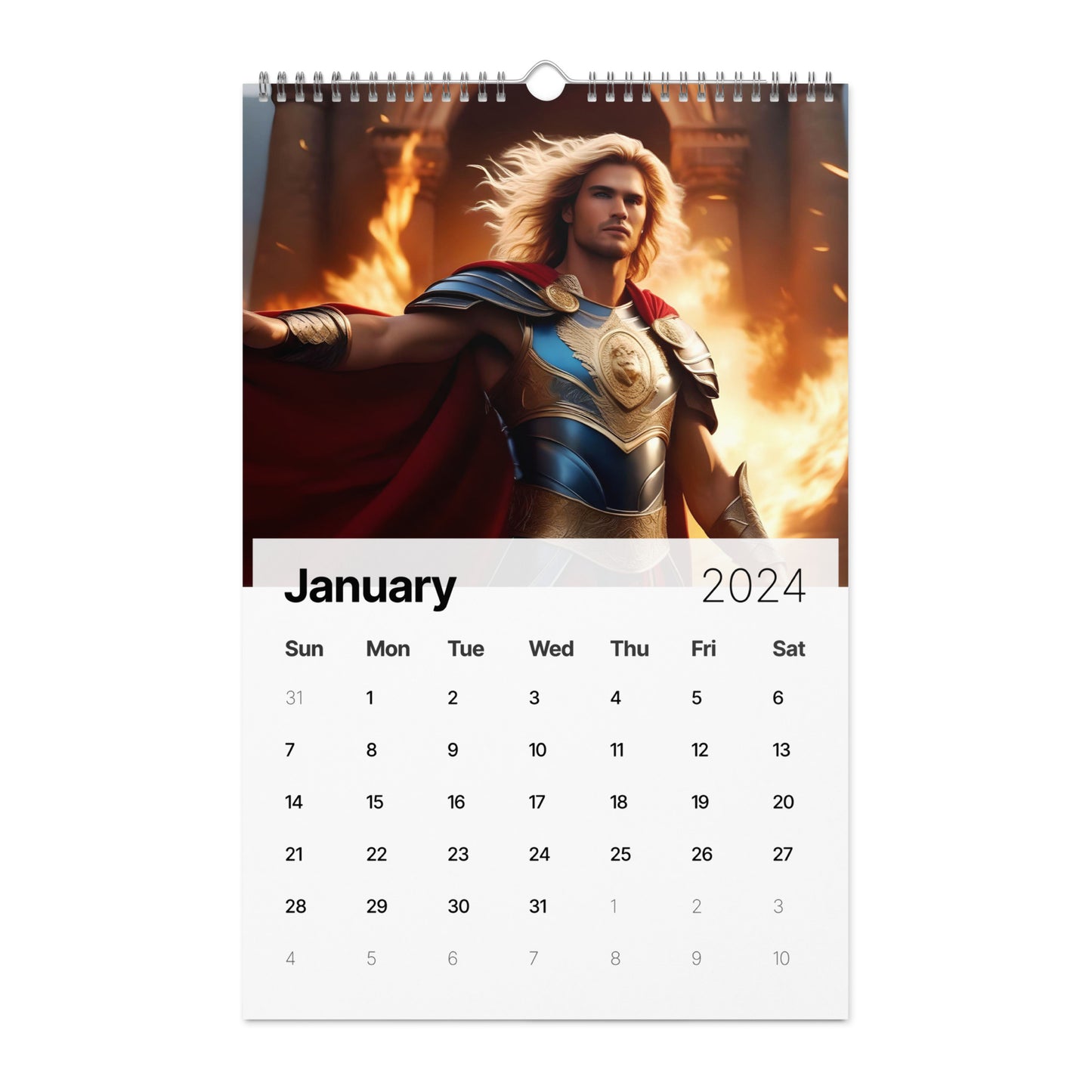 Angels of God - Wall calendar (2024)