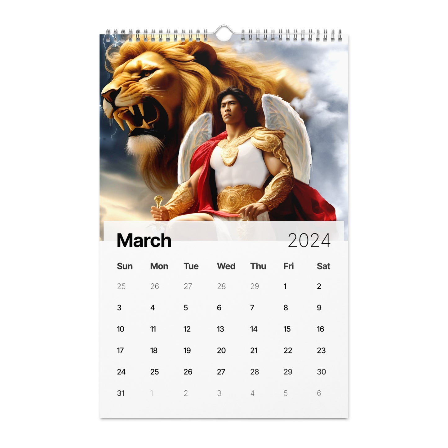 Angels of God - Wall calendar (2024)