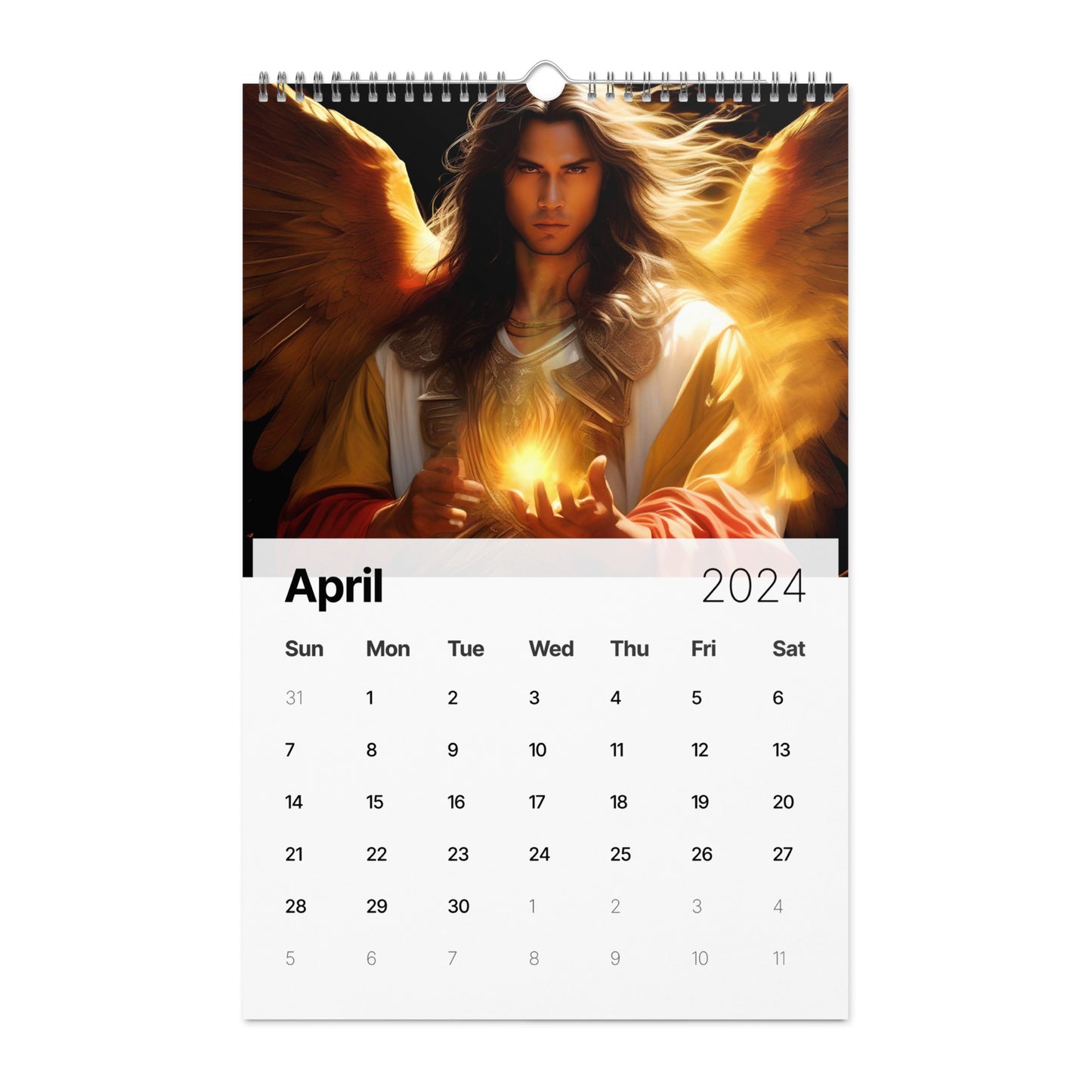 Angels of God - Wall calendar (2024)