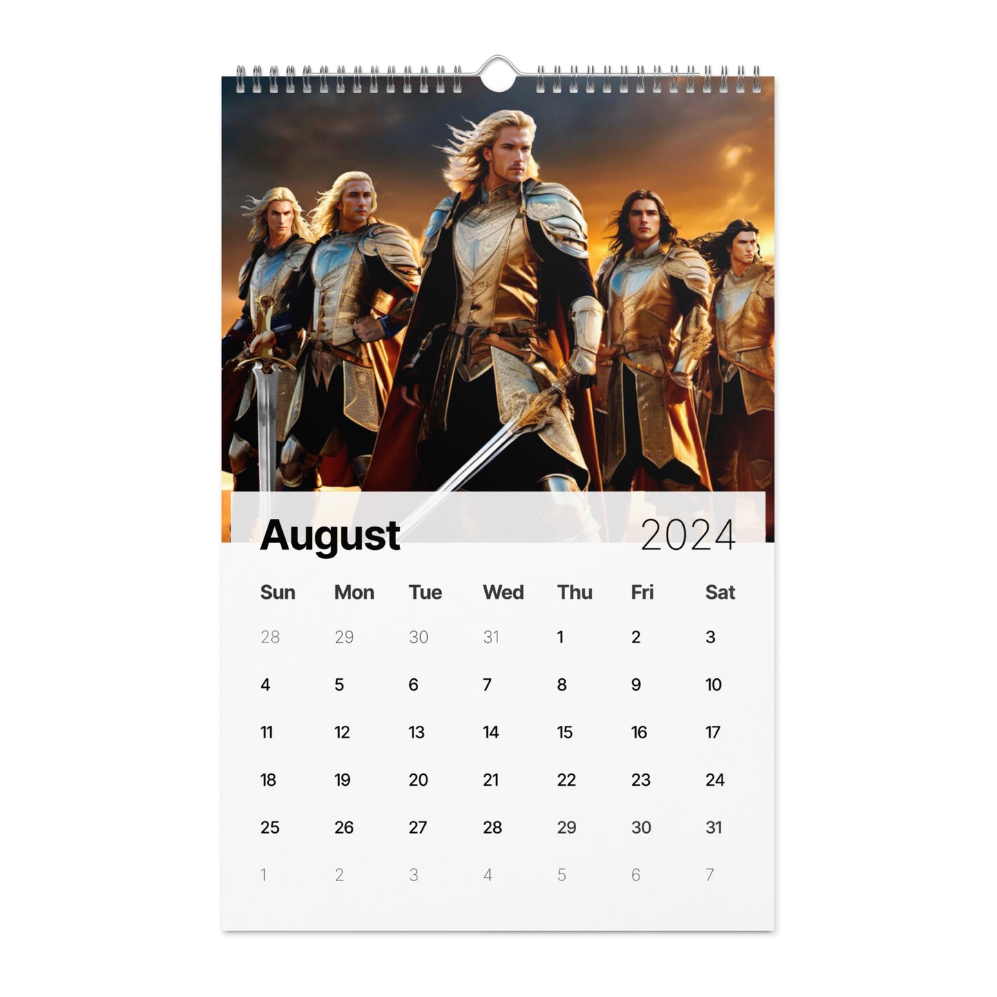 Angels of God - Wall calendar (2024)