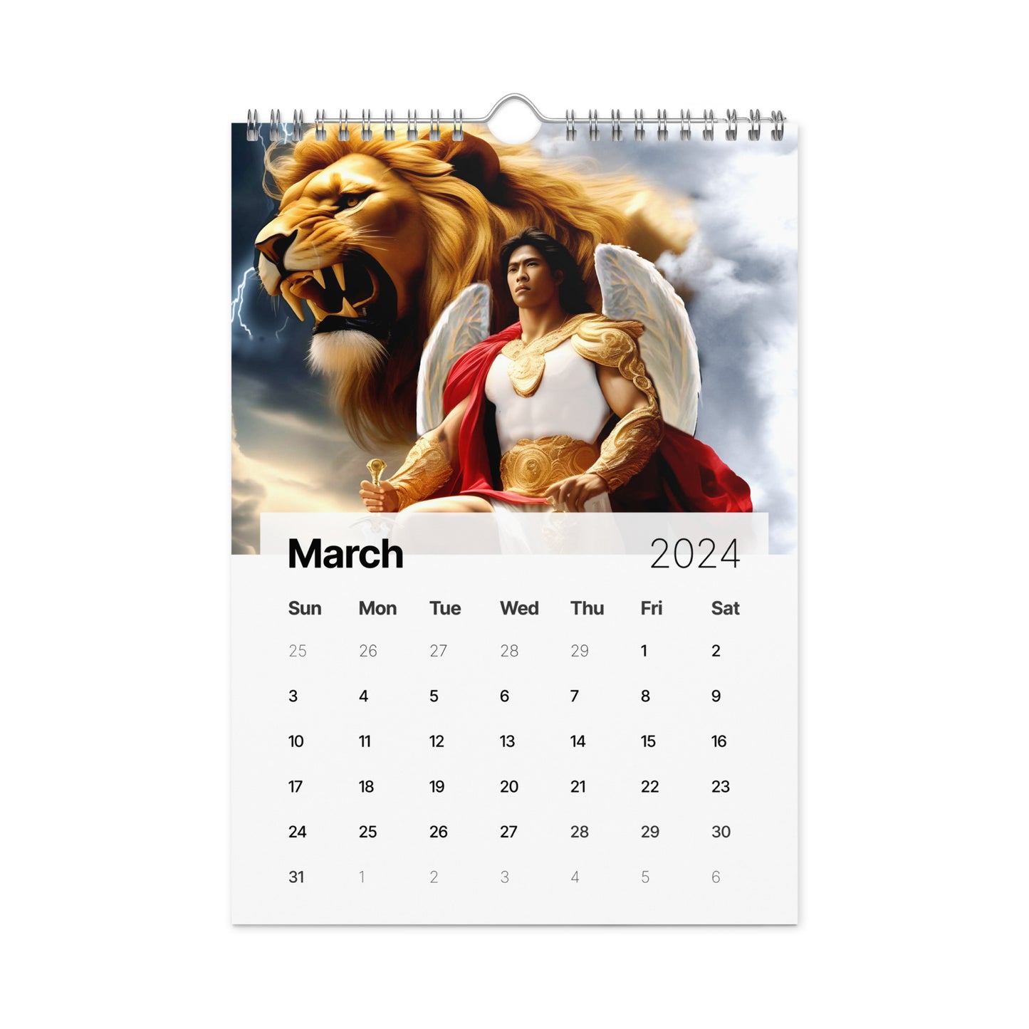 Angels of God - Wall calendar (2024)