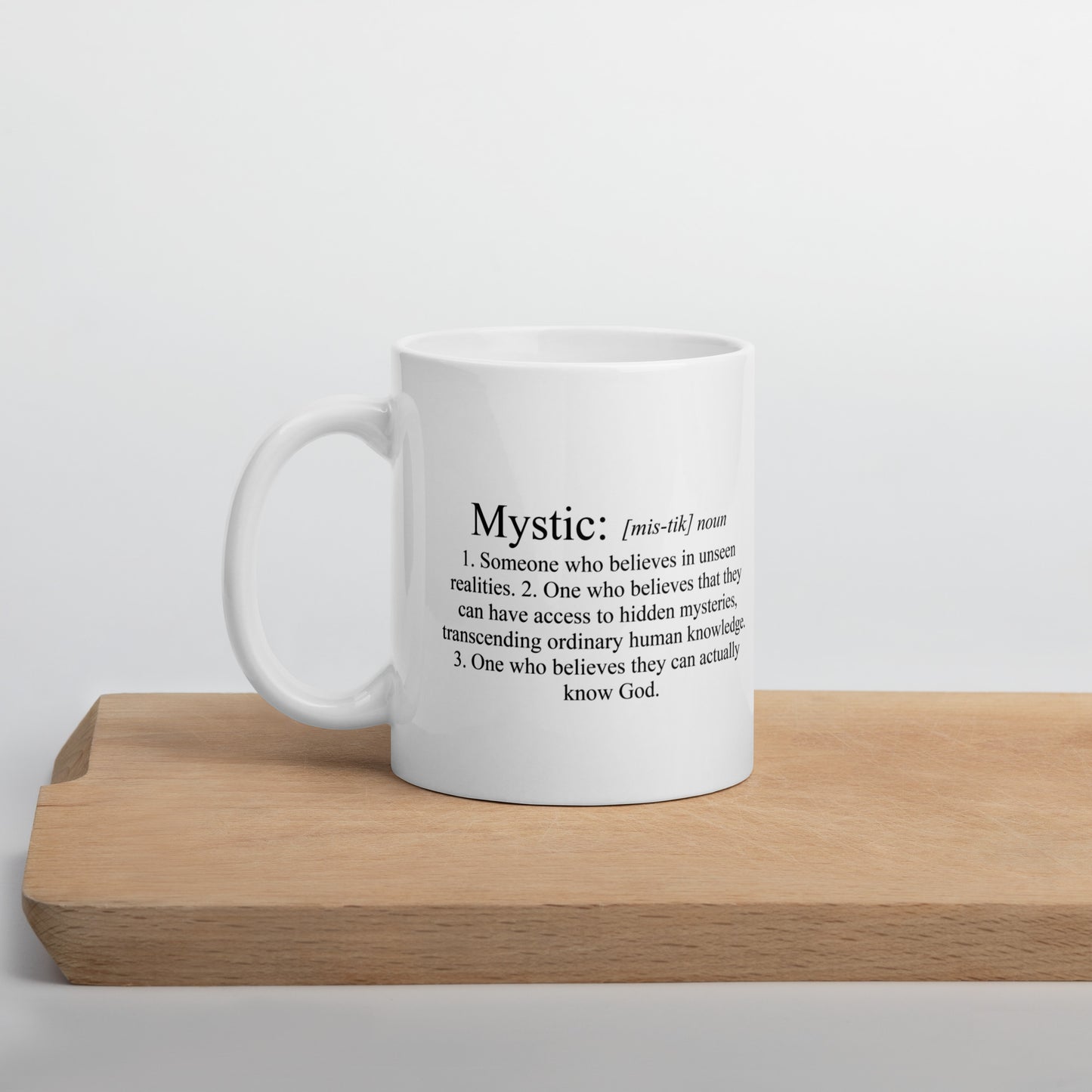 Mystic Definition - White glossy mug