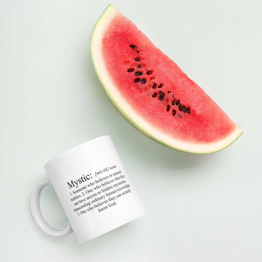 Mystic Definition - White glossy mug