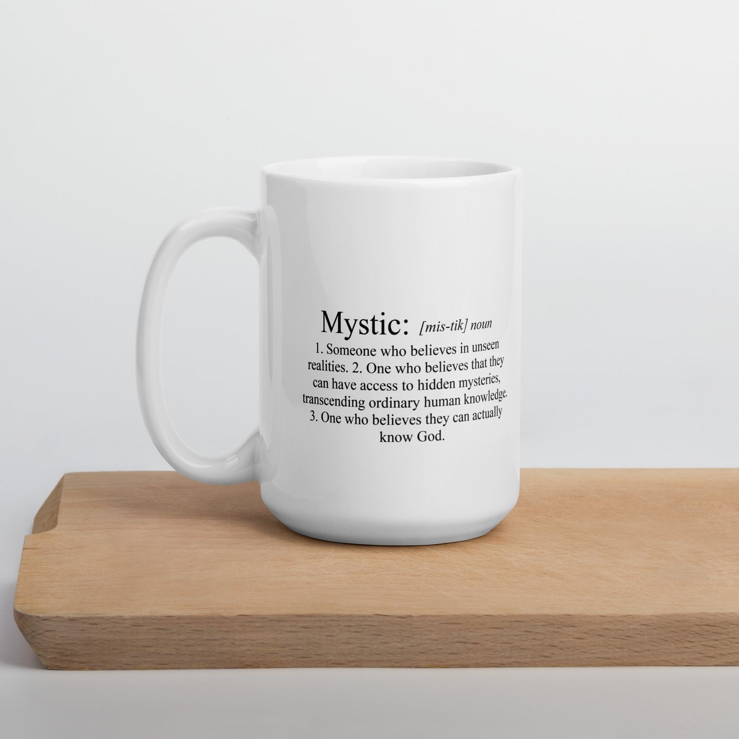 Mystic Definition - White glossy mug