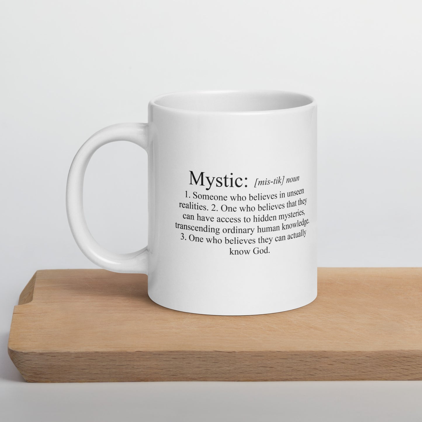 Mystic Definition - White glossy mug