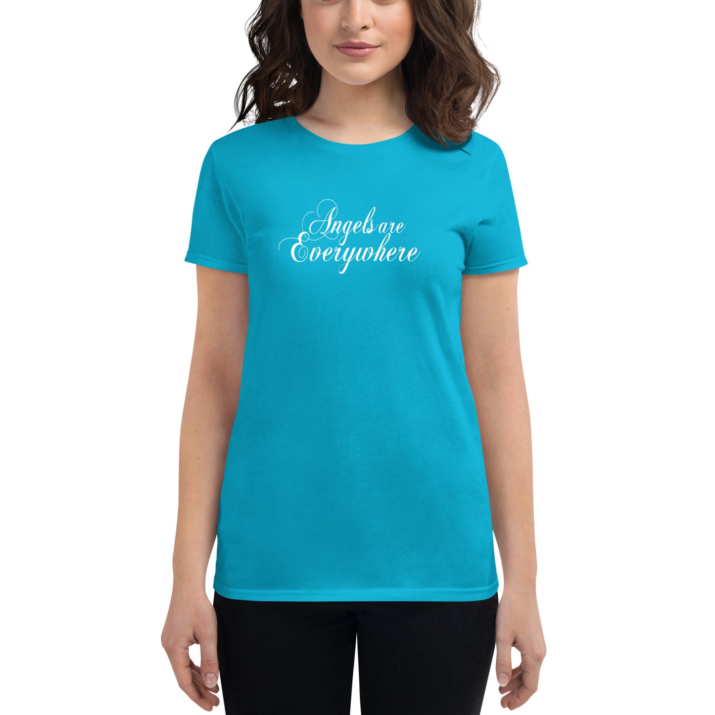 Angels are Everywhere - Women's short sleeve t-shirt