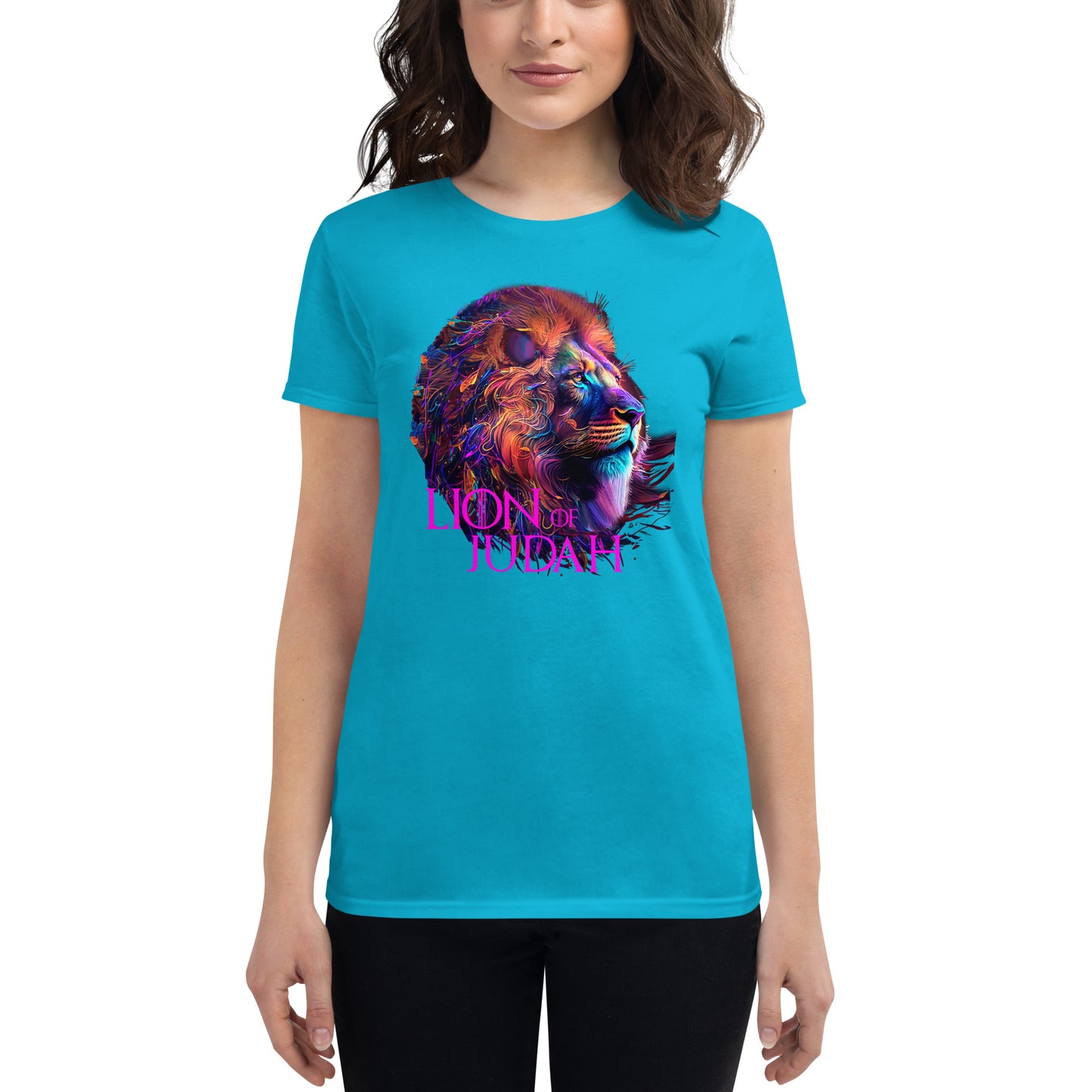 Lion of Judah - Women's short sleeve t-shirt