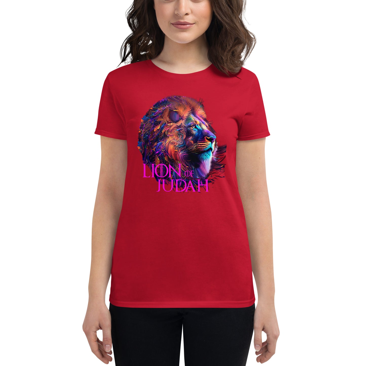 Lion of Judah - Women's short sleeve t-shirt