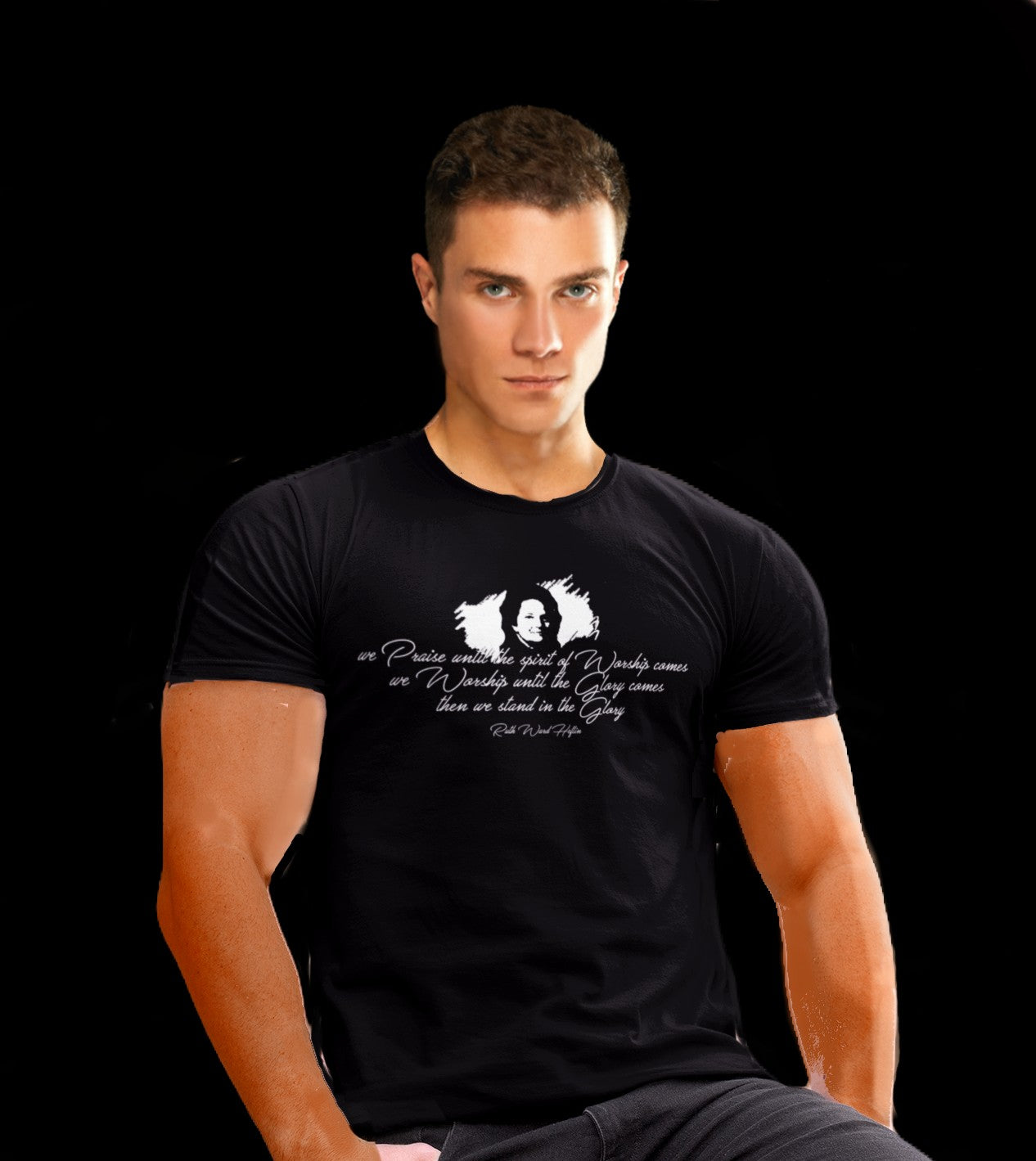 Mens - Ruth Ward Heflin Quote  - Men’s premium heavyweight tee