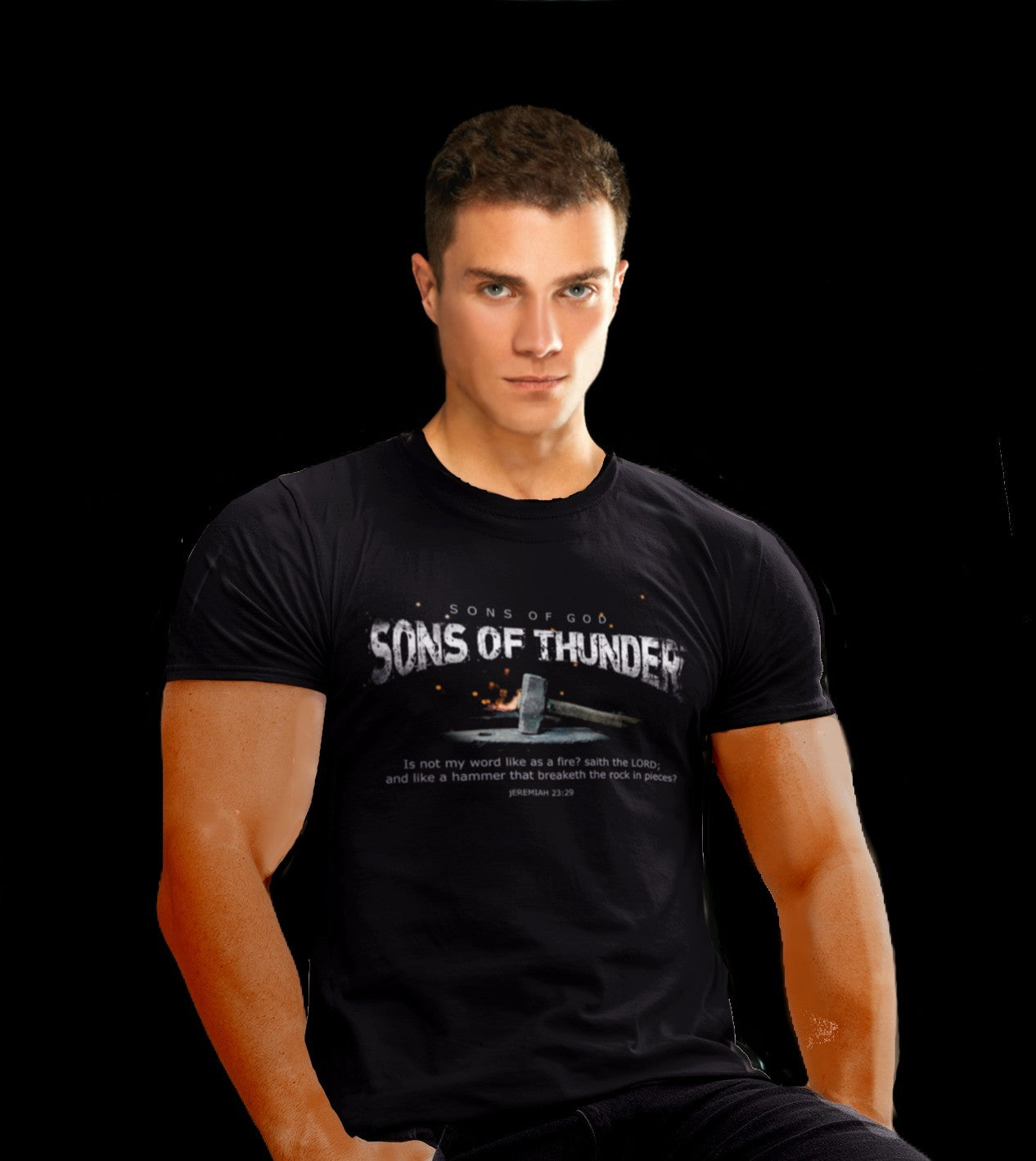 Mens - Sons of Thunder - Men’s premium heavyweight tee