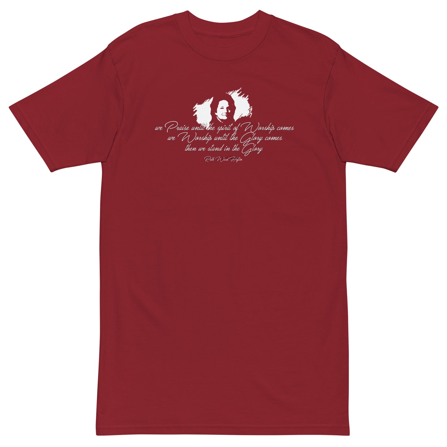 Mens - Ruth Ward Heflin Quote  - Men’s premium heavyweight tee