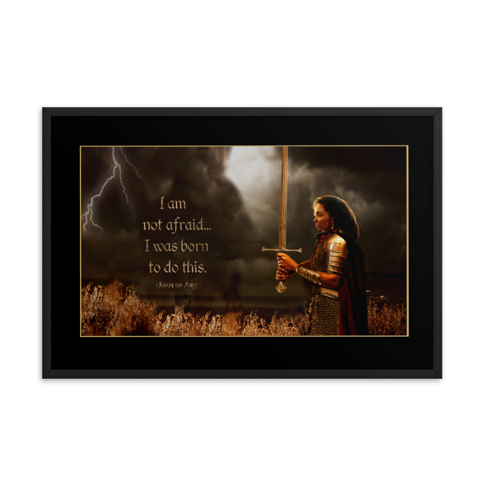 The Warrior - Framed photo paper poster