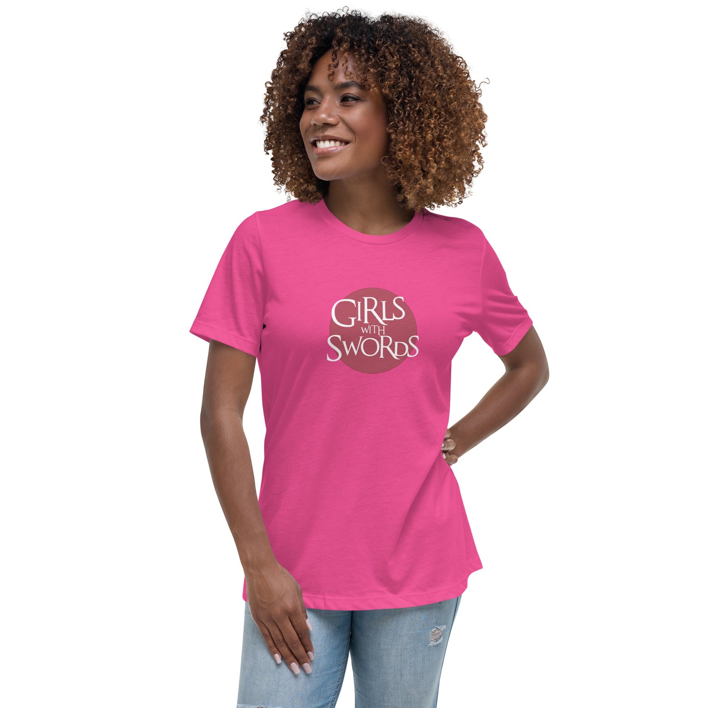 Womens - Girls with Swords - Women's Relaxed T-Shirt