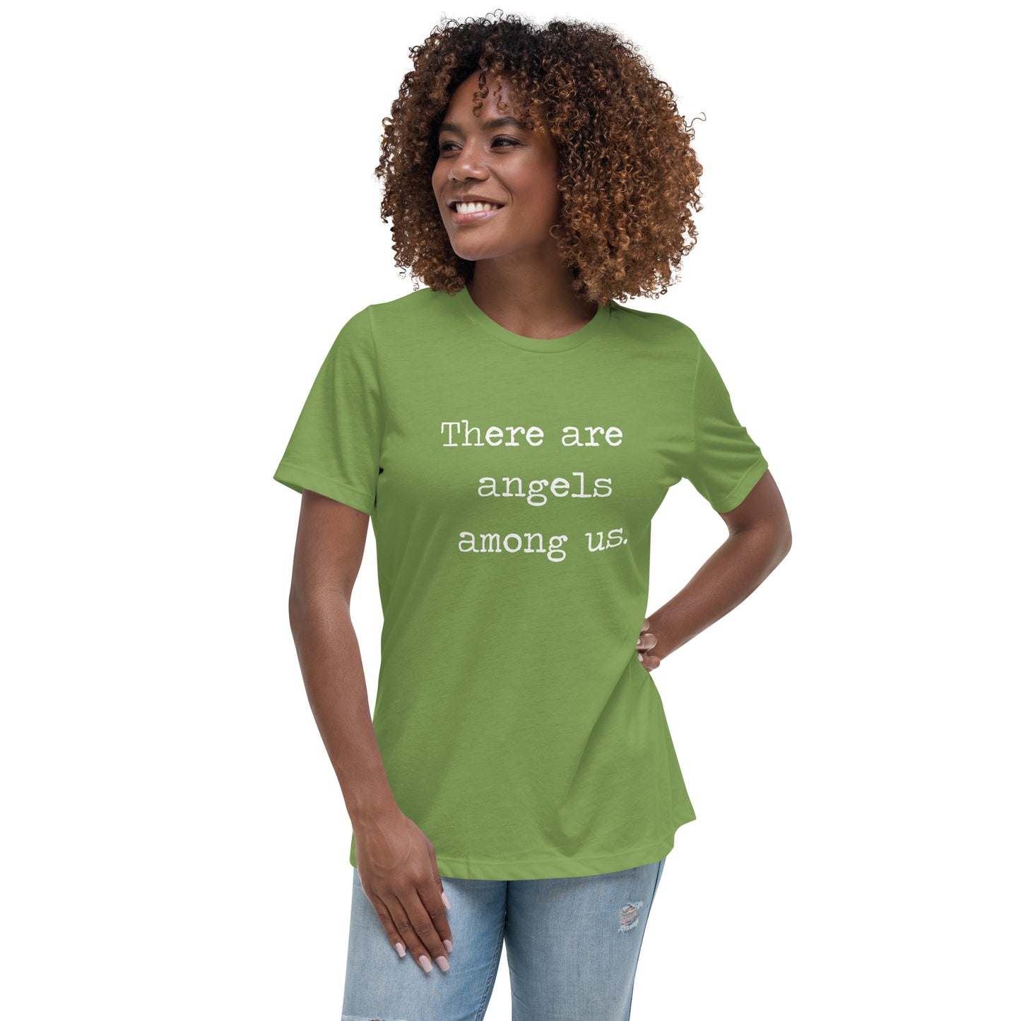 Womens - There are angels among us - Women's Relaxed T-Shirt